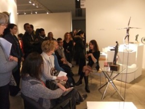 lecture and presentation by sculptor belgin yucelen at SOFA Chicago Show 2012